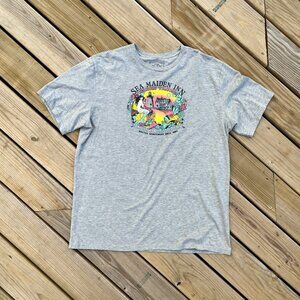 Nautica Sea Voyage T-Shirt XXL Sea Maiden Inn Mermaid Come In For A Stiff One